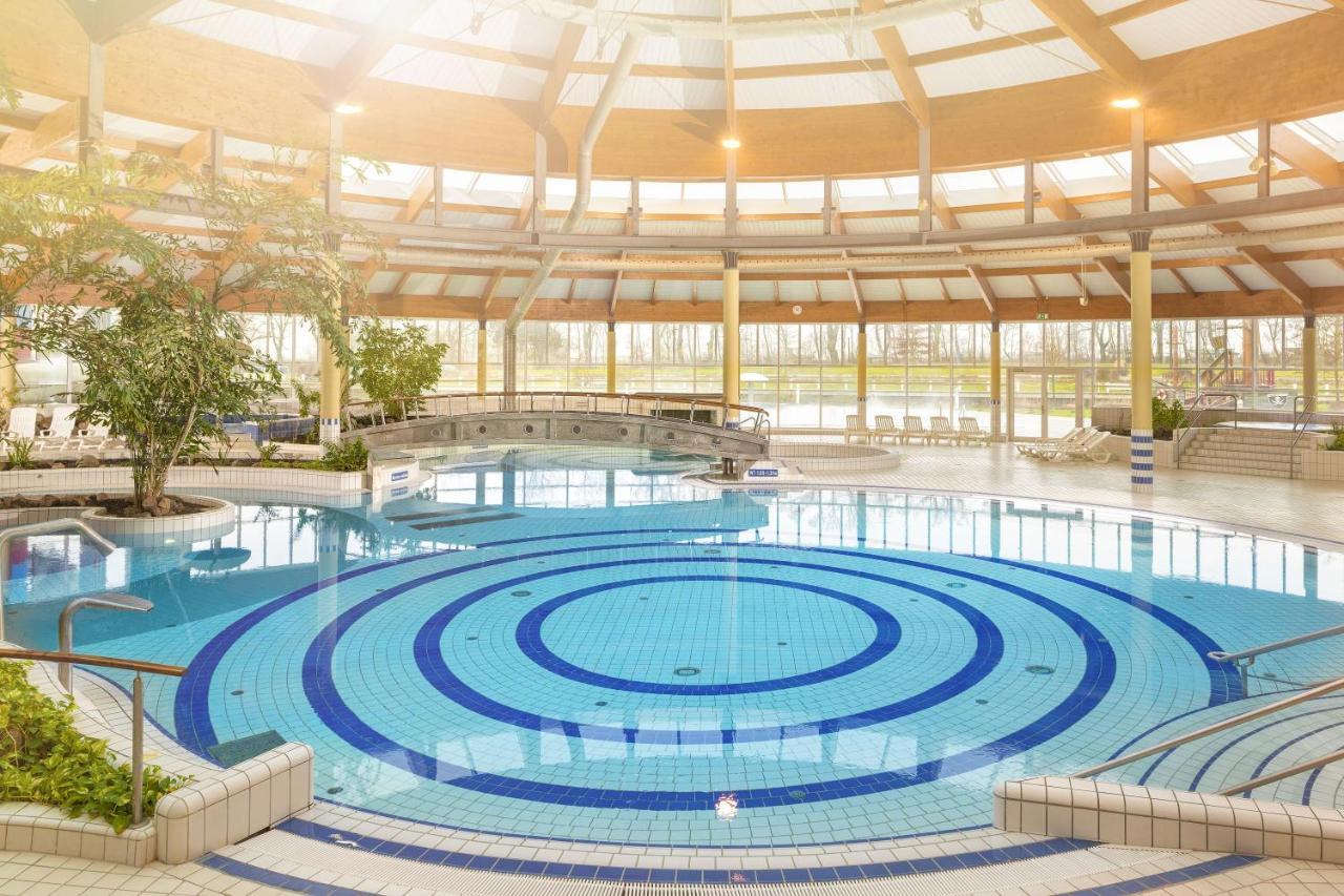 Balkon, Gratis Nutzung Vom Ahoi Erlebnisbad Und Sauna In Sellin - Residenz Strandeck Fewo01 Goehren  Dış mekan fotoğraf