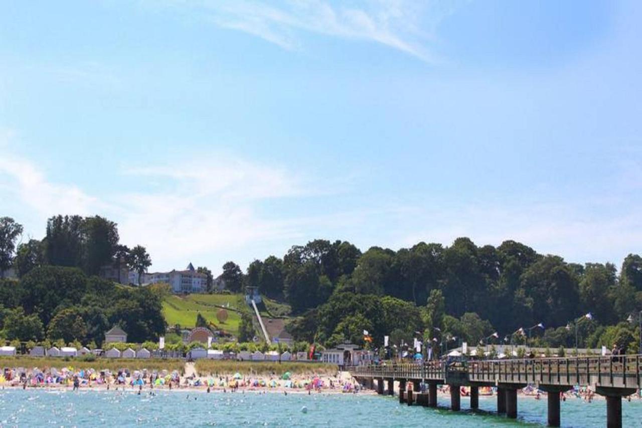 Balkon, Gratis Nutzung Vom Ahoi Erlebnisbad Und Sauna In Sellin - Residenz Strandeck Fewo01 Goehren  Dış mekan fotoğraf