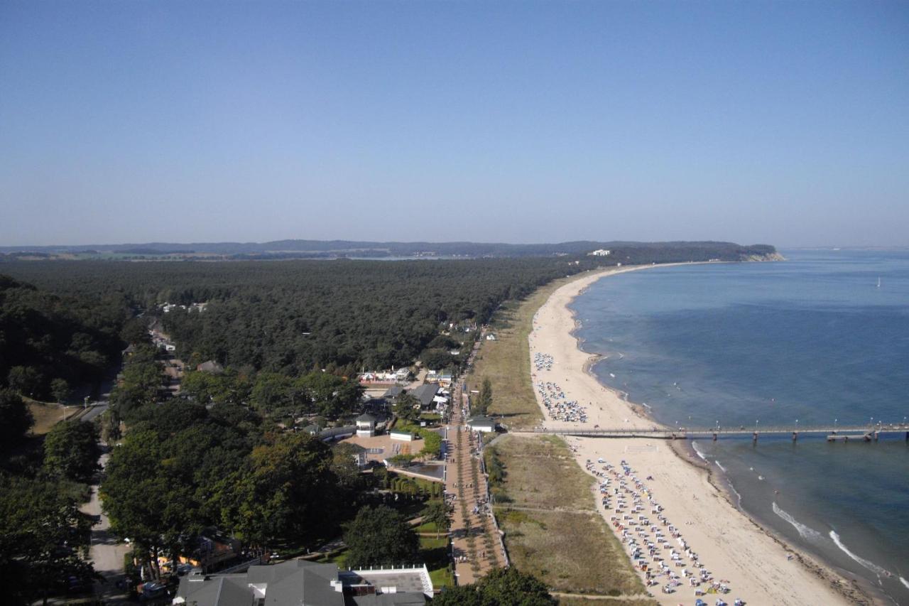 Balkon, Gratis Nutzung Vom Ahoi Erlebnisbad Und Sauna In Sellin - Residenz Strandeck Fewo01 Goehren  Dış mekan fotoğraf