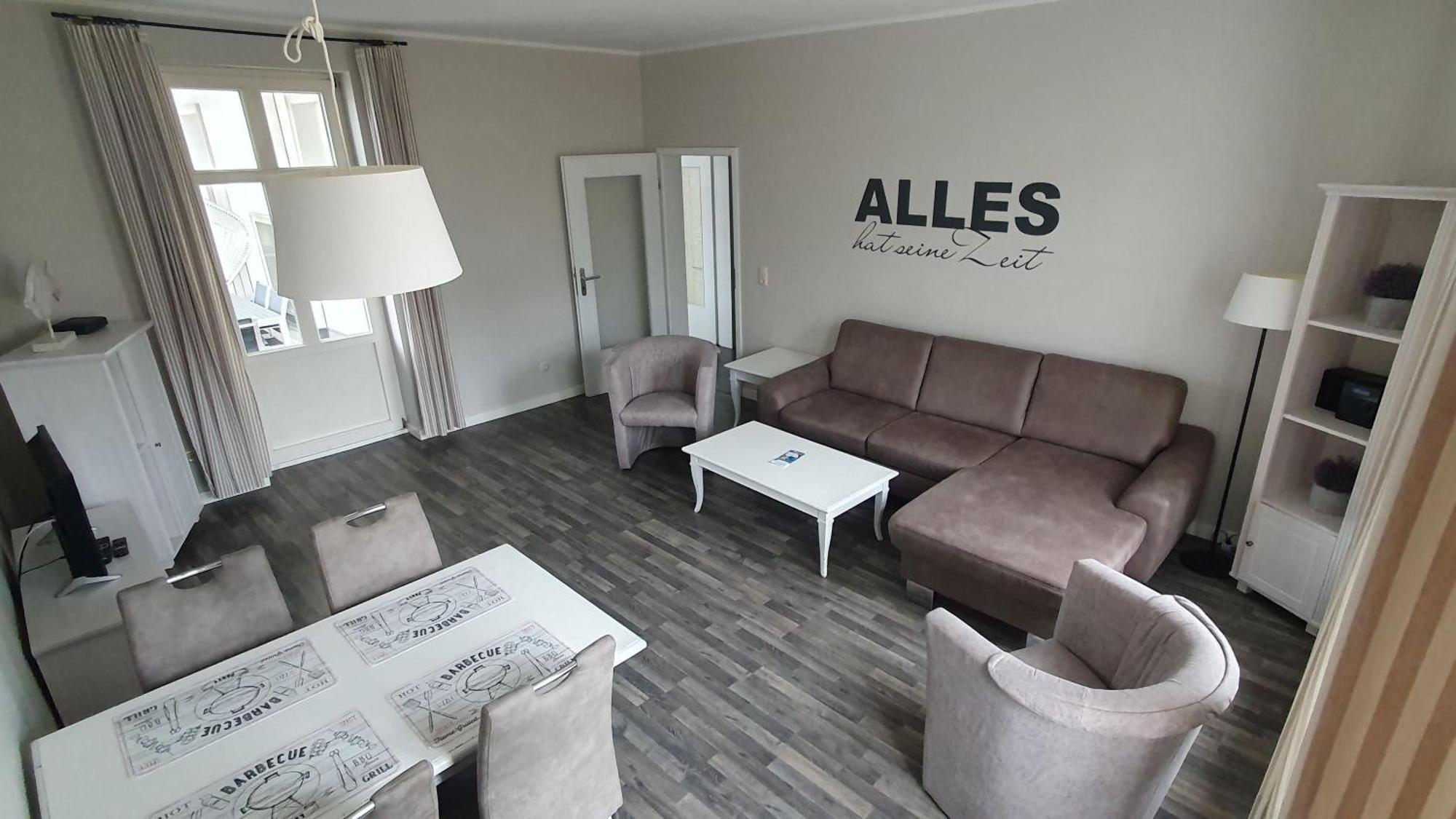 Balkon, Gratis Nutzung Vom Ahoi Erlebnisbad Und Sauna In Sellin - Residenz Strandeck Fewo01 Goehren  Dış mekan fotoğraf